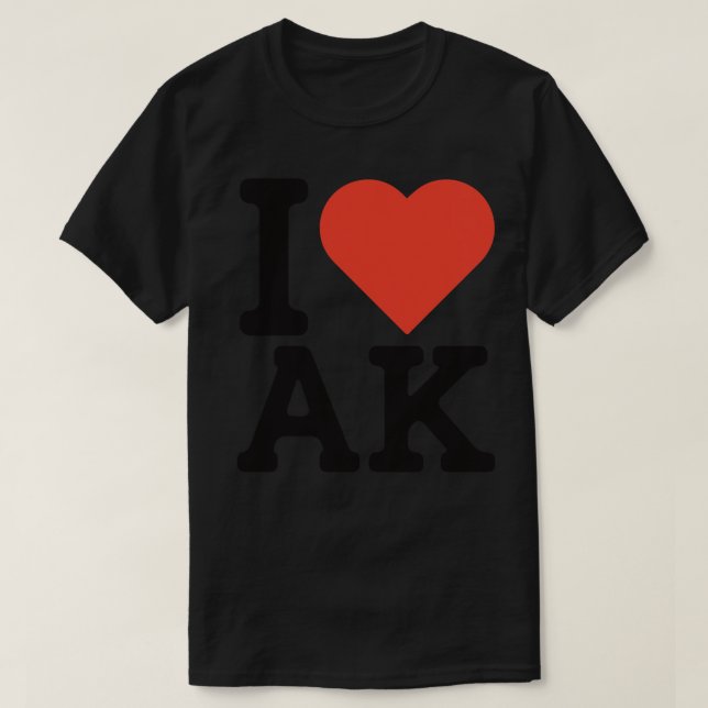Camiseta Amo Alaska TShirt 2 (Diseño del anverso)