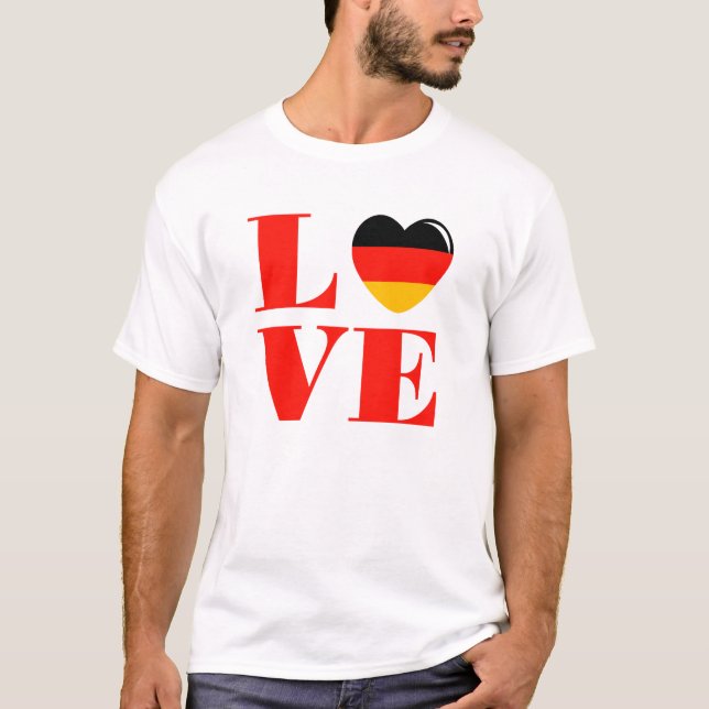 Camiseta Amo Alemania (Anverso)