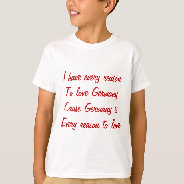 Camiseta Amo Alemania (Anverso)