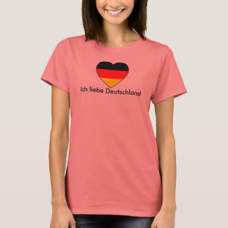 Camiseta “amo Alemania” fútbol Alemania