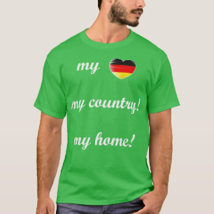 Camiseta Amo Alemania Mi hogar Mi país 13