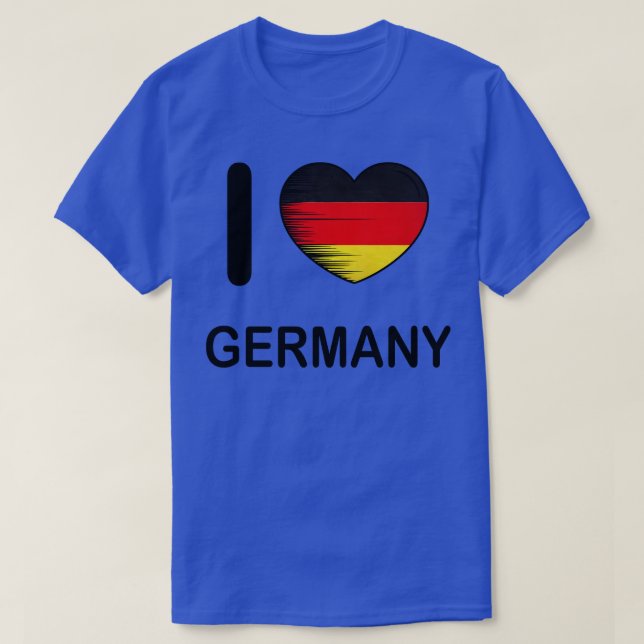 Camiseta Amo Alemania Mi hogar Mi país 2 (Diseño del anverso)