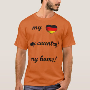 Camiseta Amo Alemania Mi hogar Mi país 5