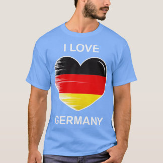Camiseta Amo Alemania Mi hogar Mi país 9