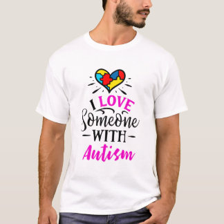 Camiseta Amo alguien con autismo
