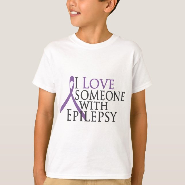 Camiseta amo alguien con epilepsia (Anverso)