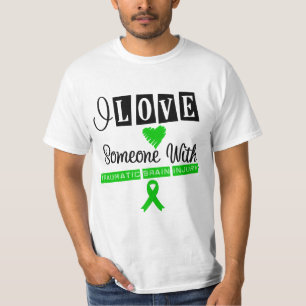 Camiseta Amo alguien con la lesión cerebral traumática