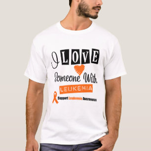 Camiseta Amo alguien con leucemia