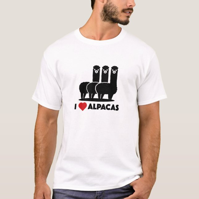 Camiseta Amo Alpacas (Anverso)