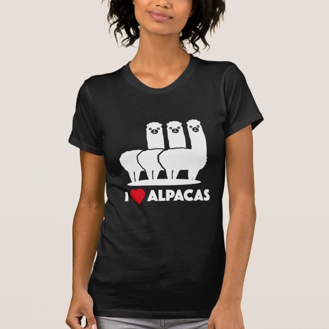 Camiseta Amo Alpacas (Anverso)