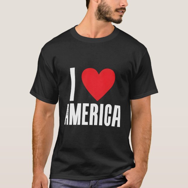 Camiseta Amo América (Anverso)
