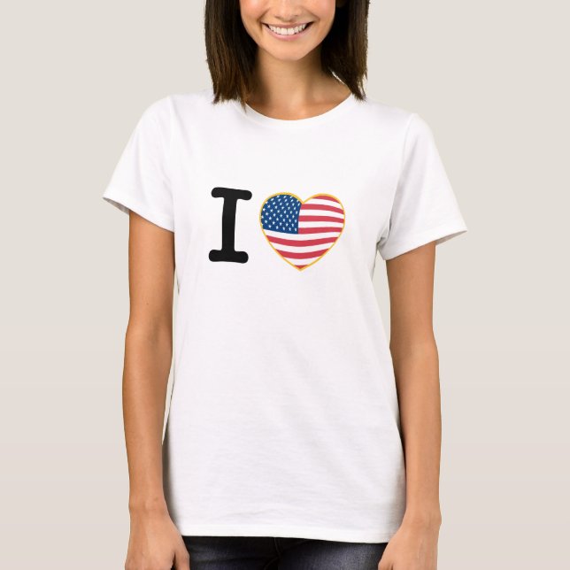 Camiseta Amo América (Anverso)