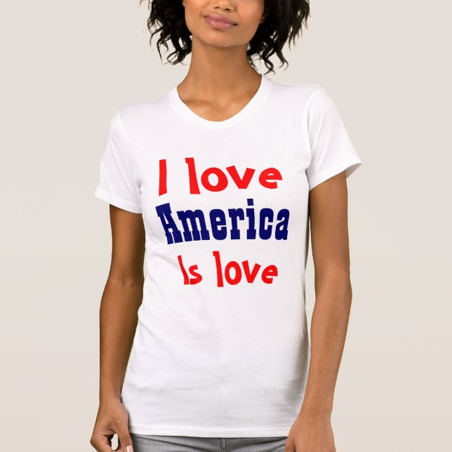 Camiseta Amo América (Anverso)