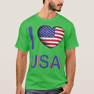 Camiseta Amo América Bandera de Estados Unidos Mi hogar Mi 