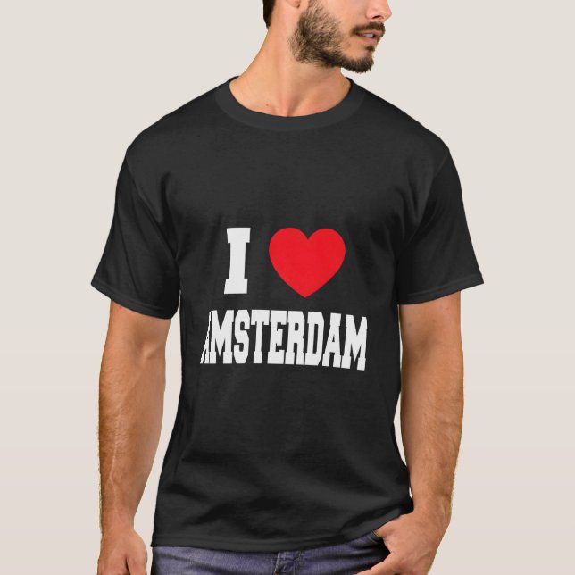 Camiseta Amo Amsterdam (Anverso)
