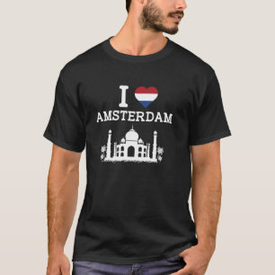 Camiseta Amo Amsterdam Funny Chiste Hindú