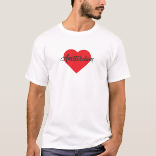 Camiseta Amo Amsterdam - Países Bajos