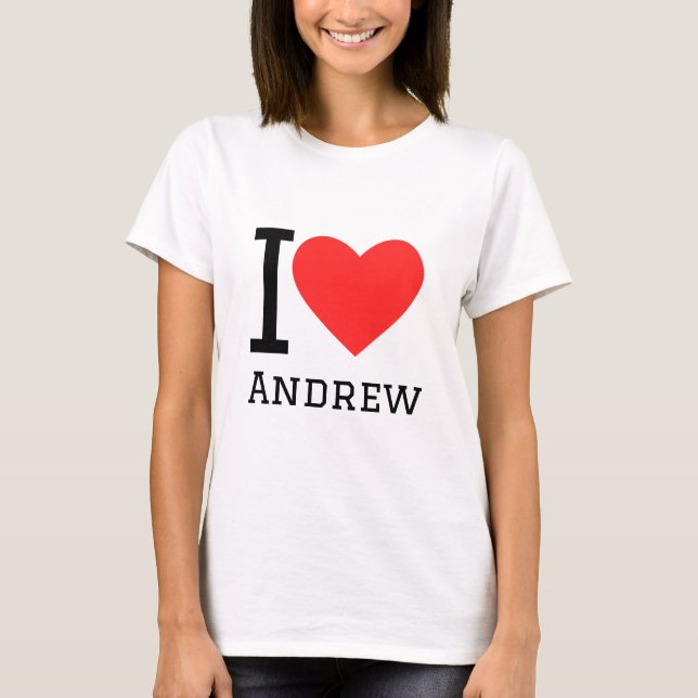 Camiseta Amo andrew (Anverso)