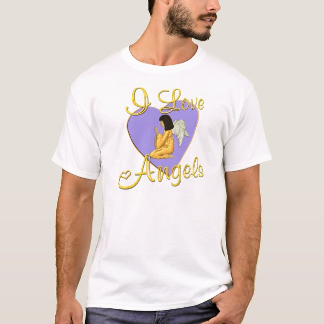 Camiseta Amo ángeles (Anverso)