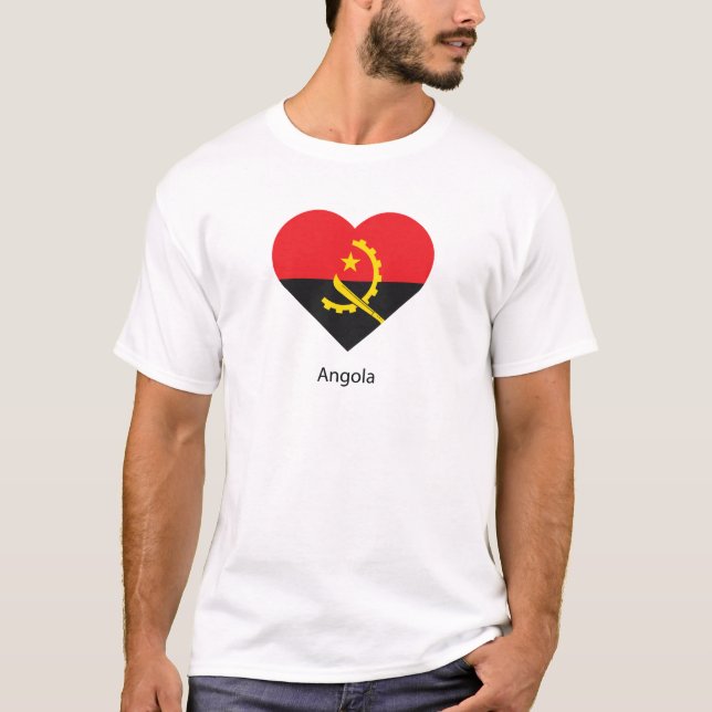 Camiseta Amo Angola (Anverso)