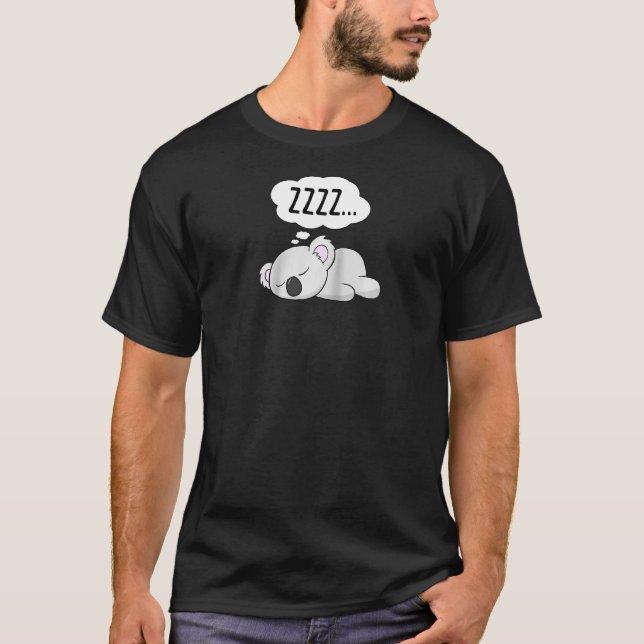 Camiseta Amo animal australiano gracioso idea de dormir Ko (Anverso)