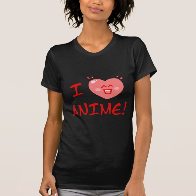 Camiseta Amo Anime (Anverso)