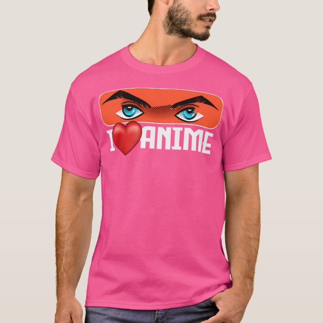 Camiseta Amo Anime (Anverso)