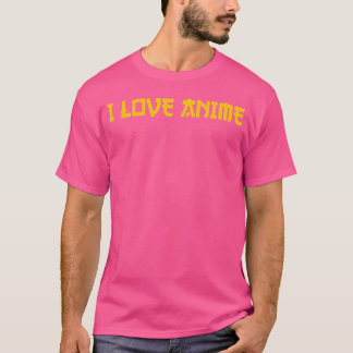 Camiseta Amo Anime retro
