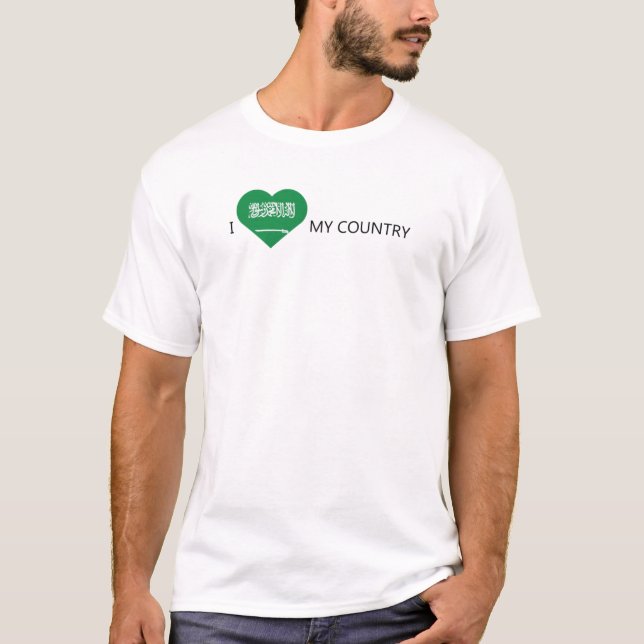 Camiseta Amo Arabia Saudita (Anverso)