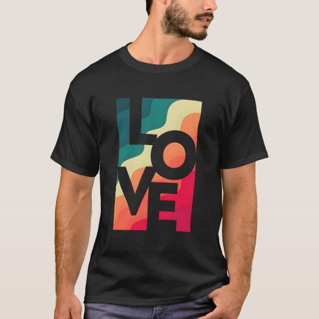 Camiseta Amo arco iris Gay Lgbt Diversidad Inclusión Iguald (Anverso)