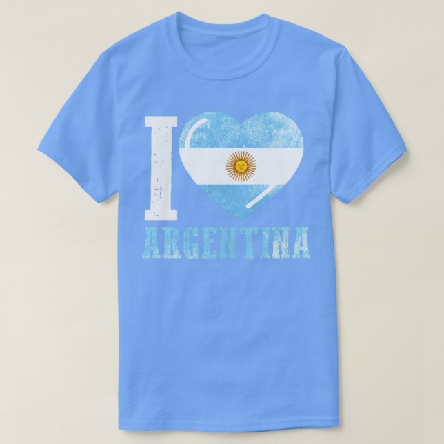 Camiseta Amo Argentina (Diseño del anverso)