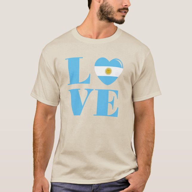 Camiseta Amo Argentina (Anverso)