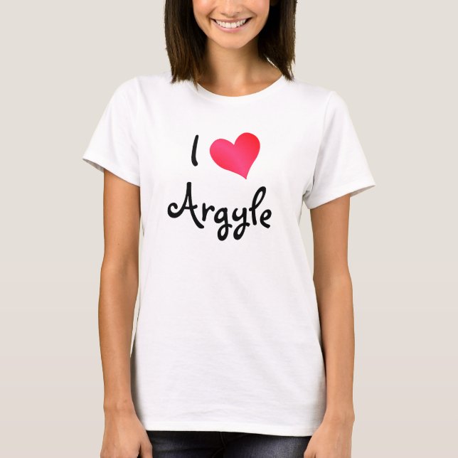 Camiseta Amo Argyle (Anverso)