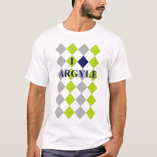 Camiseta ¡Amo Argyle - hombres!