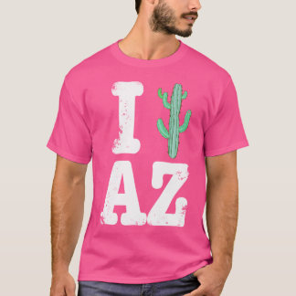 Camiseta Amo Arizona Saguaro Cactus Senderos Al Aire Libre