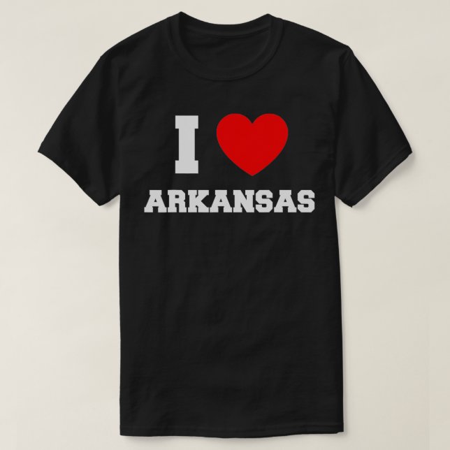 Camiseta Amo Arkansas (Diseño del anverso)