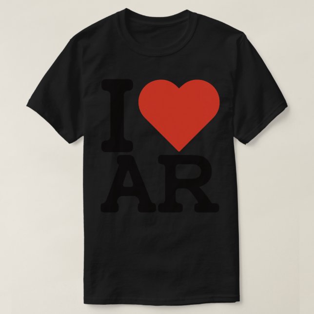 Camiseta Amo Arkansas TShirt 3 (Diseño del anverso)