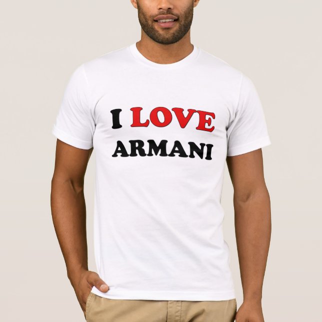 Camiseta Amo Armani (Anverso)