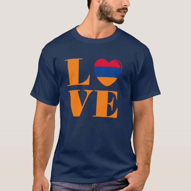 Camiseta Amo Armenia (Anverso)