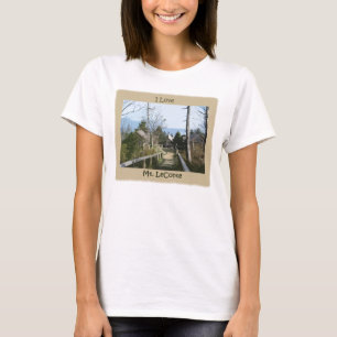 Camiseta Amo arte de la foto del Mt LeConte