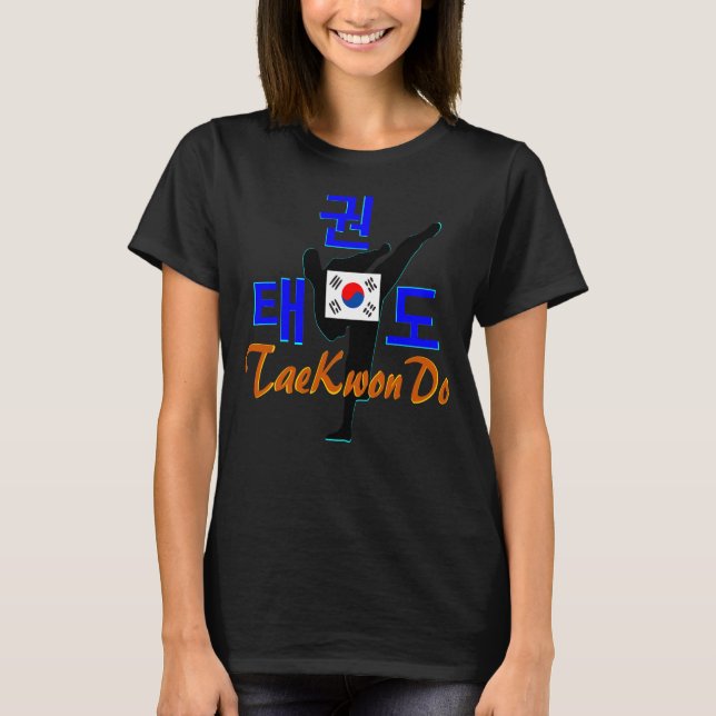 Camiseta ✔ Amo ☯ arte marcial coreano-taeKwonDo (Anverso)