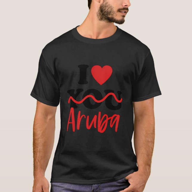 Camiseta Amo Aruba (Anverso)