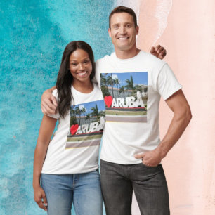 Camiseta Amo Aruba - Una isla feliz