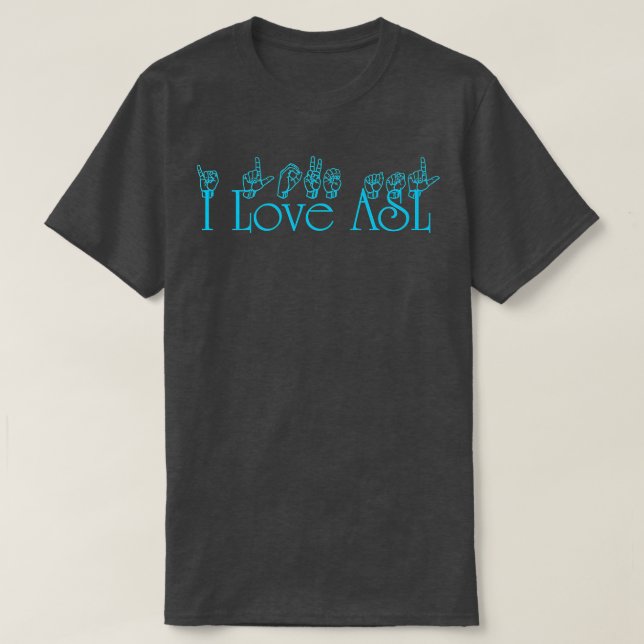 Camiseta Amo ASL 1 (Diseño del anverso)