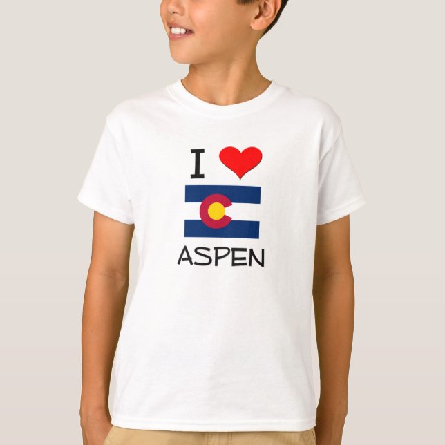 Camiseta Amo ASPEN Colorado (Anverso)