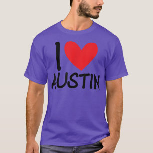 Camiseta Amo Austin Nombre Hombres Personalizados Guy BFF A