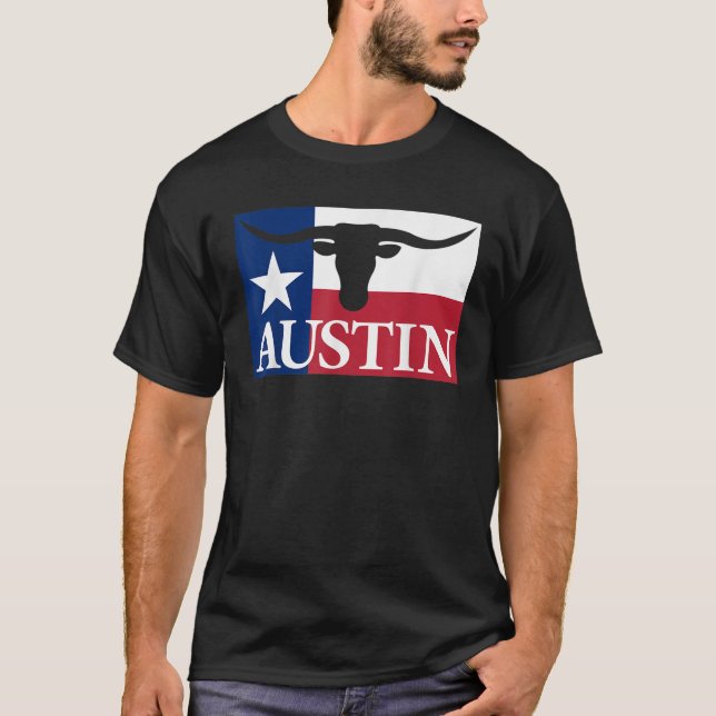 Camiseta Amo Austin Texas T Shirt (Anverso)
