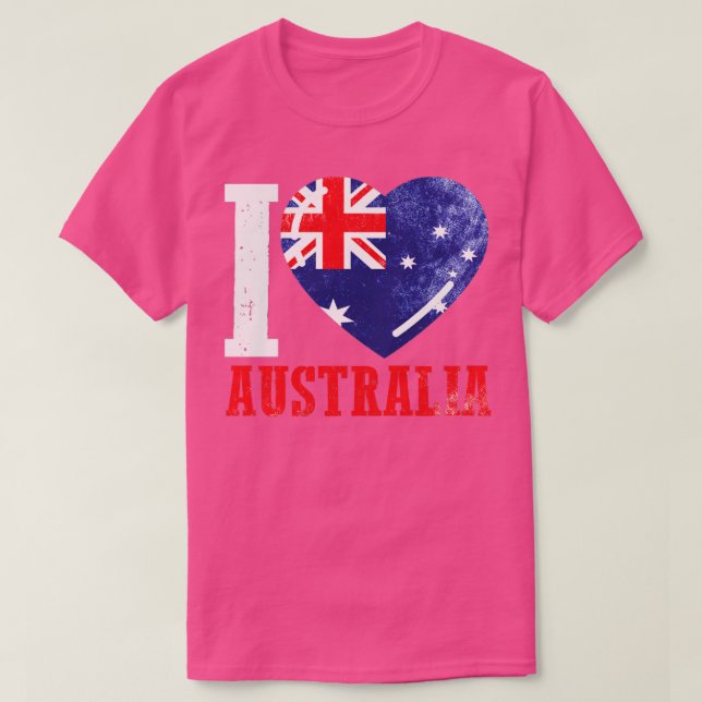Camiseta Amo Australia (Diseño del anverso)