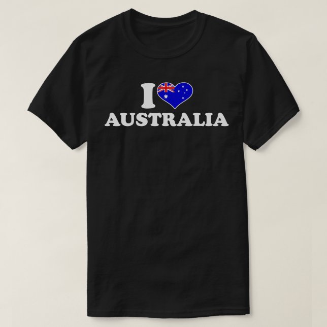 Camiseta Amo Australia (Diseño del anverso)