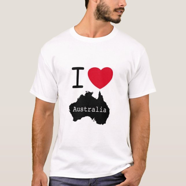 Camiseta Amo Australia (Anverso)